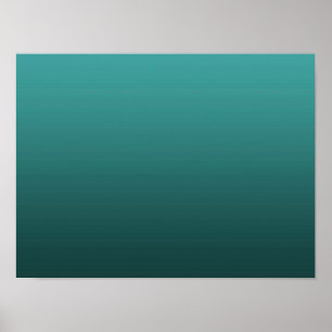 Gradient Grün - tief zu hell   Stimmungs-Hintergru Poster