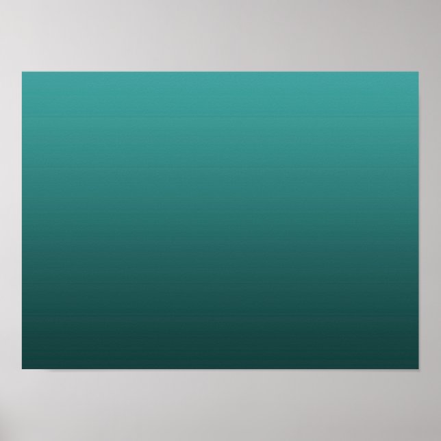 Gradient Grün - tief zu hell | Stimmungs-Hintergru Poster (Vorne)