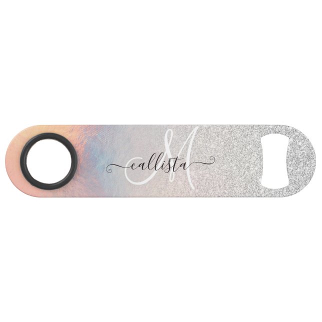 Gradient holographique de Silver Glitter (Devant (Horizontal))