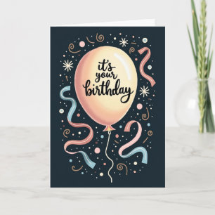 Gradient-Joy-Geburtstagskarte Karte
