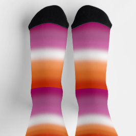 Gradient Lesbian Pride Socken
