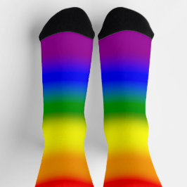 Gradient LGBTQ Rainbow Pride Socken