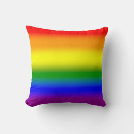 Gradient LGBTQ+ Rainbow Prilag Flag - Regenbogenfl Kissen