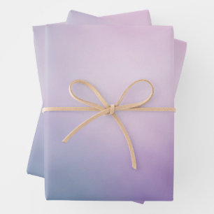 Gradient Lila, Lilac, Blue Elegant Geschenkpapier Set