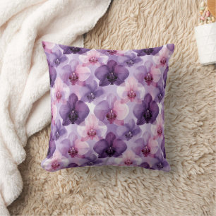 Gradient Lila Orchideenschichten Kissen