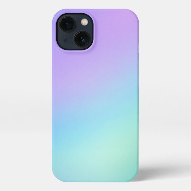 Gradient Lila Violett iPhone Hülle (Rückseite)