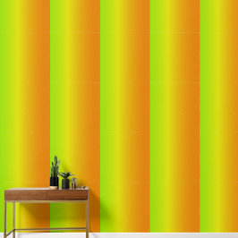 Gradient Lime Green Yellow und Orange Tapete