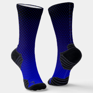 Gradient Marine graue Polka Punkte drucken abstrak Socken
