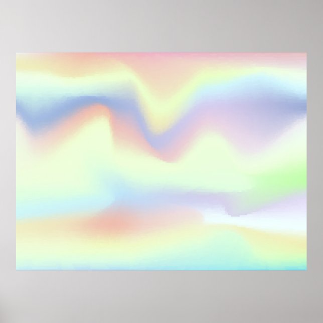 Gradient Mesh Hintergrund in modernem Stil. farben Poster (Vorne)