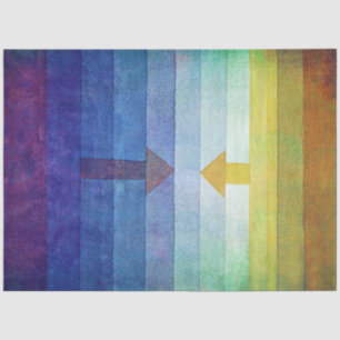 Gradient mit Arrow, Paul Klee Seidenpapier