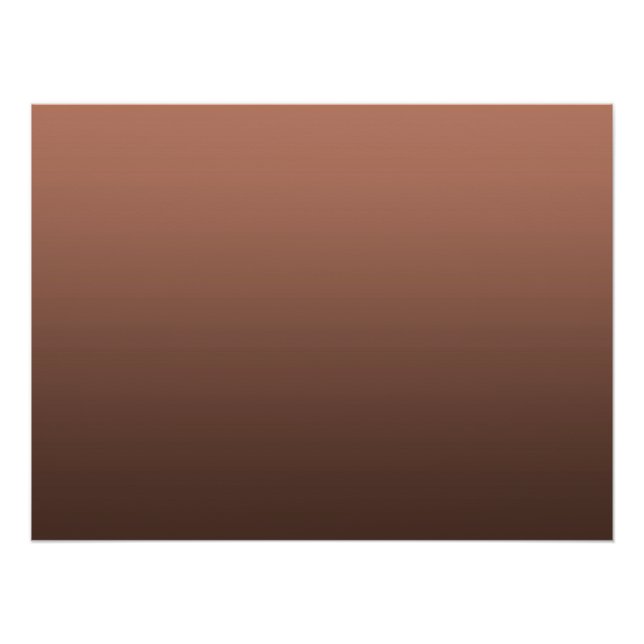 Gradient Mocha - dunkel zu hell | Saisonale Stimmu Poster (Vorderseite)