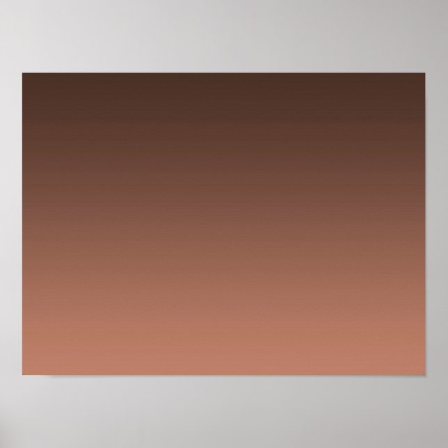 Gradient Mocha - hell bis tief | Saisonale Stimmun Poster (Vorne)