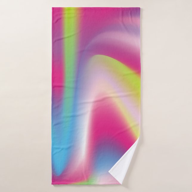 Gradient multicolored backgroundabstract, art, bac badehandtuch (Badehandtuch)