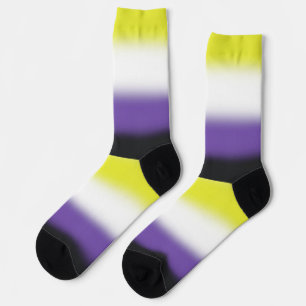 Gradient-Nonbinäre-Pride-Flagge Socken