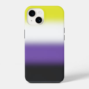 Gradient Nonbinary Prilag Flag - Nichtbinäre Flagg iPhone 14 Hülle