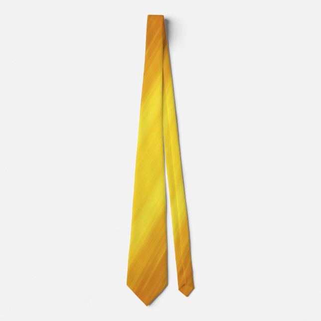 Gradient Ocher Design Krawatte (Vorderseite)