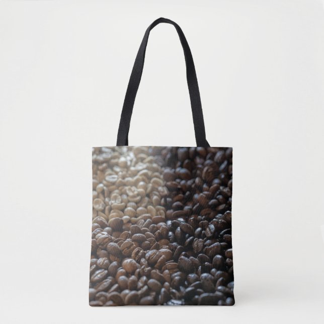 Gradient of Aroma: Kaffeebohnen-Spektrum Tasche (Vorderseite)