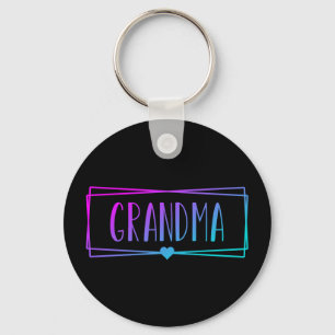 Gradient Oma Gigi Großmutter-Geschenke Schlüsselanhänger