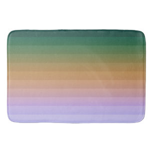 Gradient ombre Streifen ausgekleidet weich verschw Badematte