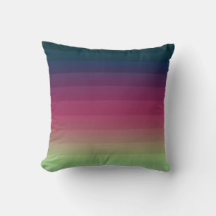 Gradient ombre Streifen ausgekleidete weiche versc Kissen