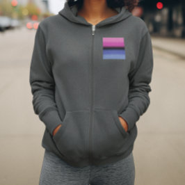 Gradient Omnisexual Pride Flag - Allesexual Flag Hoodie