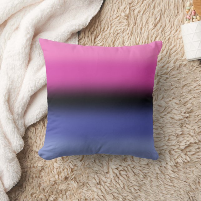 Gradient Omnisexual Pride Flag - Allesexual Flag Kissen (Decke)