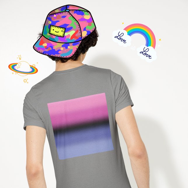 Gradient Omnisexual Pride Flag - Allesexual Flag T-Shirt (Von Creator hochgeladen)