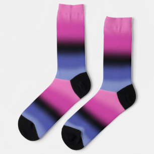 Gradient Omnisexueller Stolz Socken