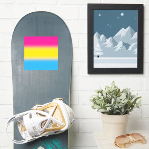 Gradient Pansexuelle Pride-Flagge – Bunte Pan-Flag Aufkleber