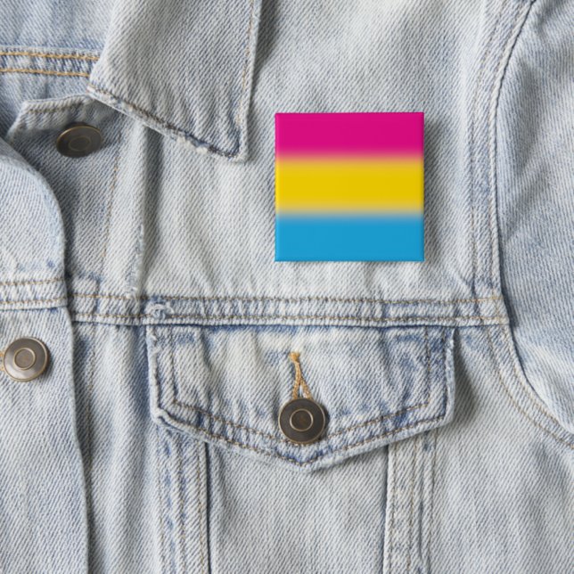 Gradient Pansexuelle Pride-Flagge – Bunte Pan-Flag Button (Beispiel)