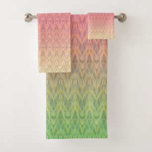 Gradient pastel colors ornamental pink vert
