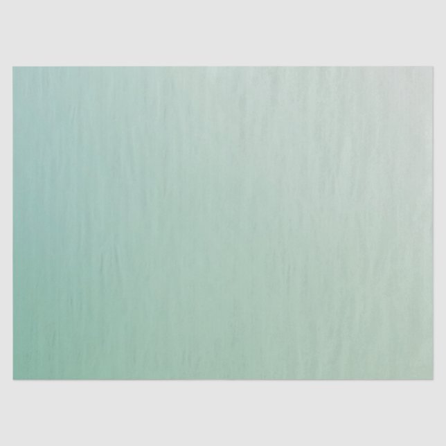 Gradient Pastel Green Seidenpapier (Vorderseite)