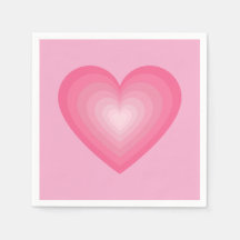 Gradient Pink Heart Design - Pastellrosa Liebe Zei