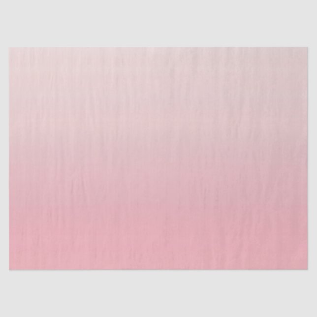Gradient Pink Minimalistisch Seidenpapier (Vorderseite)