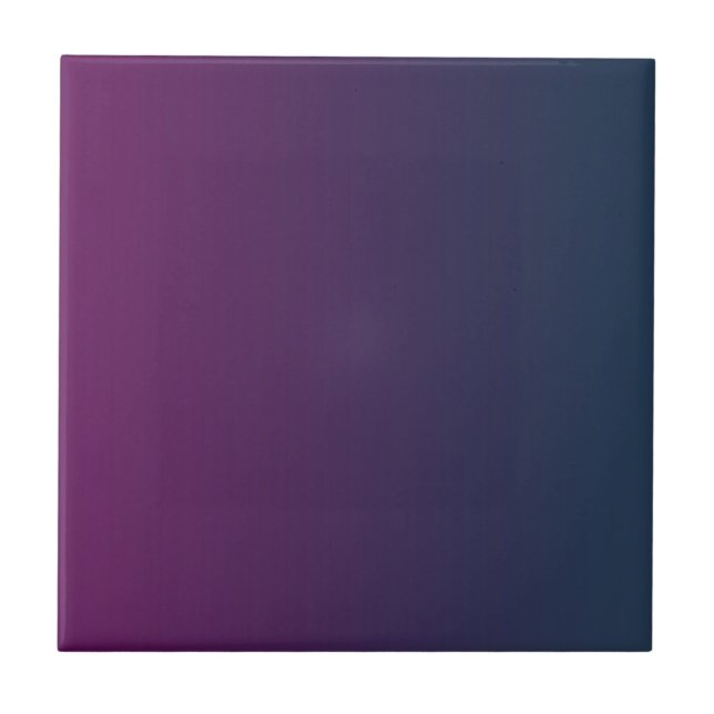 Gradient Plum Blue Keramik Tile Fliese (Vorderseite)