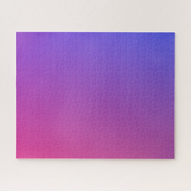 Gradient Purple Netz Puzzle (Horizontal)
