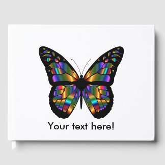 Gradient-Schmetterling-Cartoon Gästebuch
