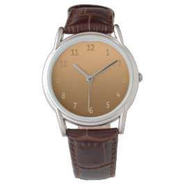 Gradient Simple Colorful Golden Armbanduhr