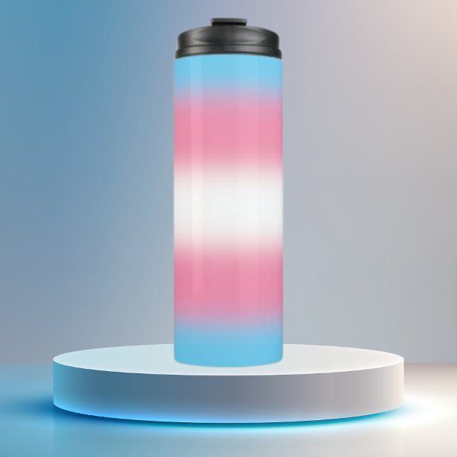 Gradient Trans-Stolz  Thermosbecher (Von Creator hochgeladen)