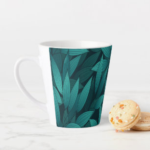 Gradient tropische Blätter Milchtasse
