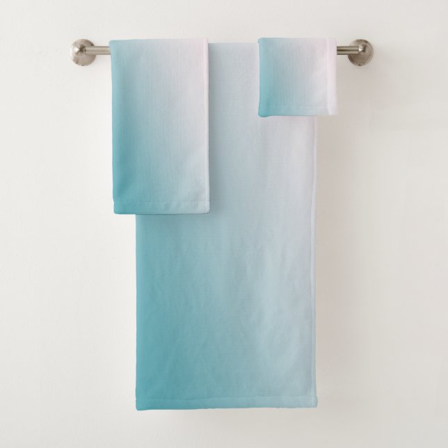 Gradient turquoise et blanc (En situation)