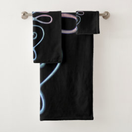 Gradient Unalome Badhandtuch Set