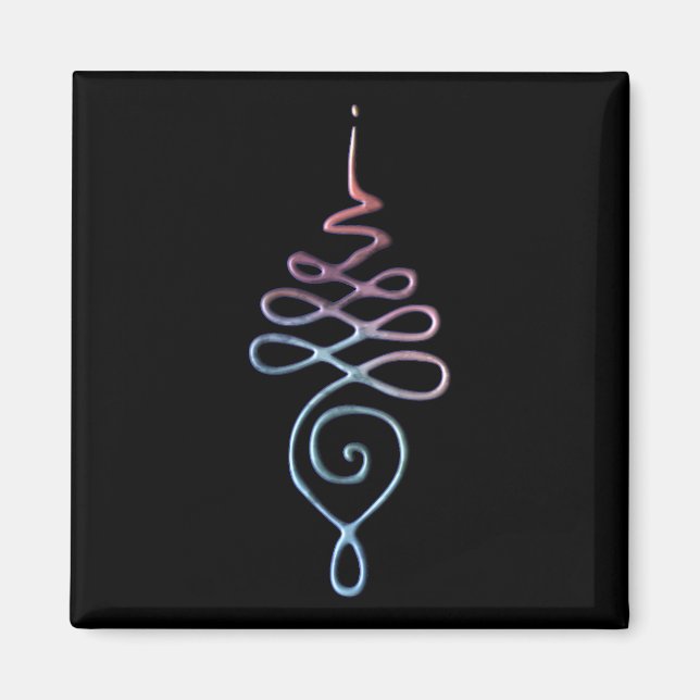 Gradient Unalome Magnet (Vorne)