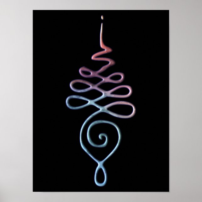 Gradient Unalome Poster (Vorne)