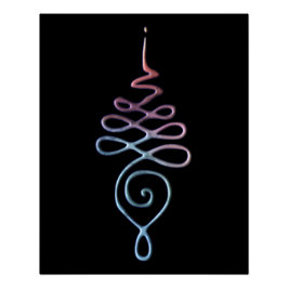 Gradient Unalome Poster