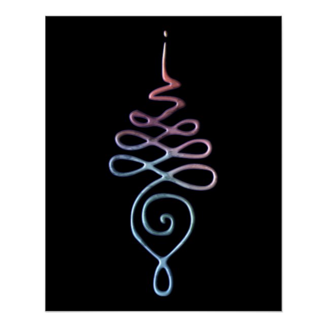 Gradient Unalome Poster (Vorderseite)