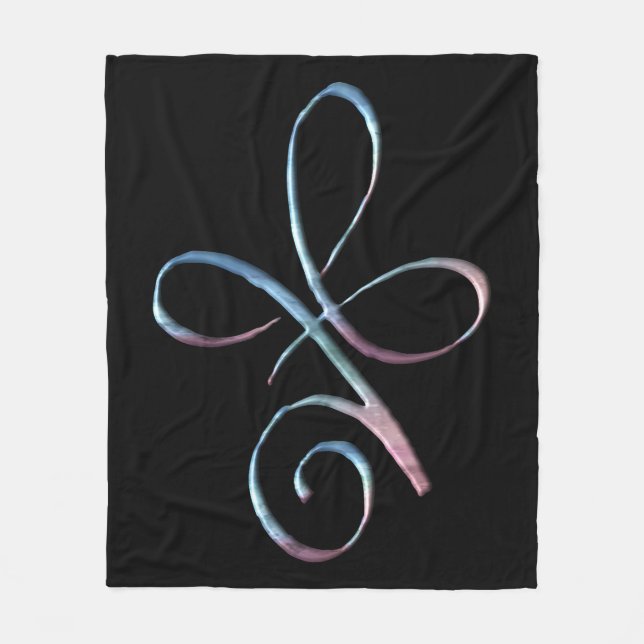 Gradient Unbedingte Liebe Fleecedecke (Vorderseite)