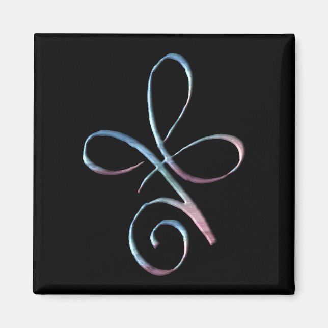 Gradient Unbedingte Liebe Magnet (Vorne)