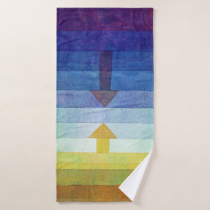 Gradient with Arrow, Paul Klee Badehandtuch