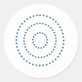 Gradientenkunst Runder Aufkleber